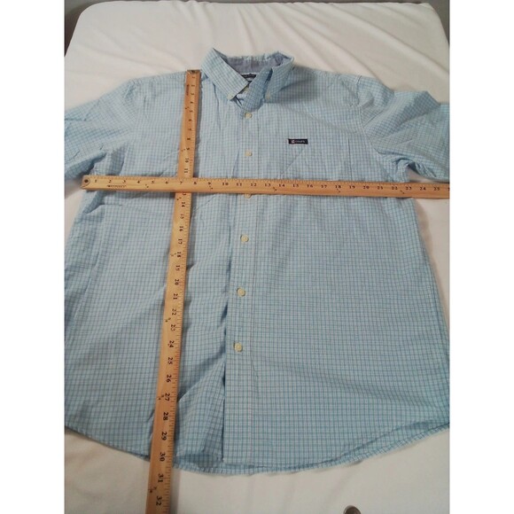 Chaps  Easy Care Short Sleeve Button Down Shirt Size Large - Picture 6 of 10